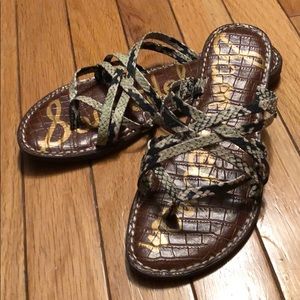Sam Edelman Snake Skin Sandals
